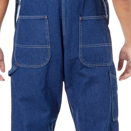 Dickies Men's Bib Smooth Straight Dungarees, Blue (Bleu Rnsd Ind/Blu), W30/L32 (Manufacturer Size: W30/L32)