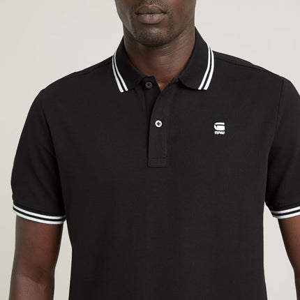 G-STAR Men's Dunda Overdyed Slim Polo, Black (dk black D11595-5864-6484), M
