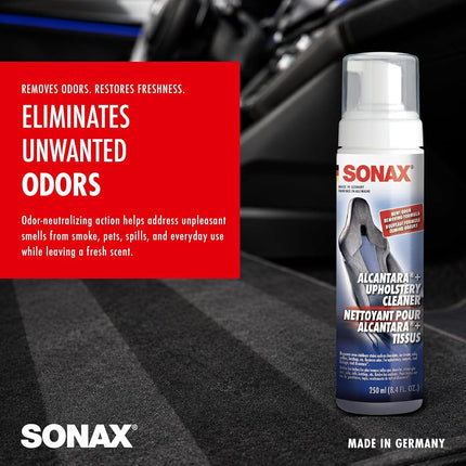 Sonax (206141) Upholstery and Alcantara Cleaner - 8.45 fl. oz., 250 Milliliter