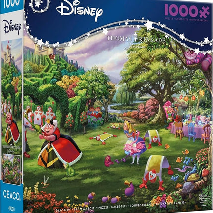 Ceaco - Thomas Kinkade - Disney - Queen of Hearts - 1000 Piece Jigsaw Puzzle
