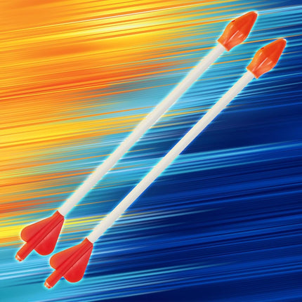 Nerf Pyrostrike Megabow, 42-Inch Bow Fires Arrows Up to 105 Feet, 2 Arrows with Soft Tips, Kids Outdoor Toys & Gifts, Ages 10+