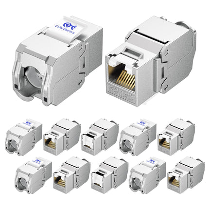 Cable Matters UL Listed 10Gbps 12-Pack RJ45 Shield