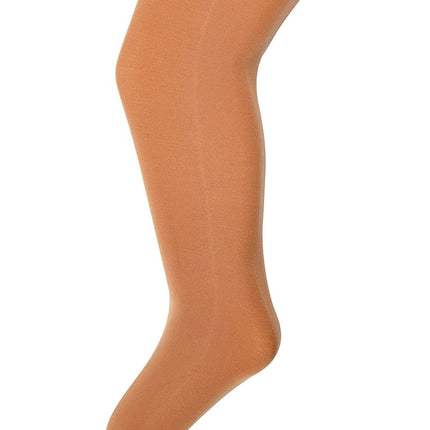 Bloch Dance Girls Contour Soft Footed Tights, Suntan, Child-Medium