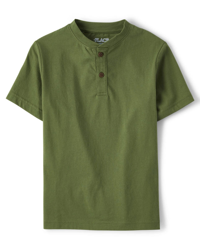The Children's Place Boys' Short Sleeve Henly T-Sh