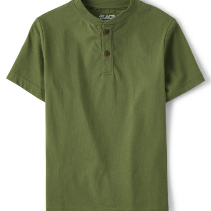 The Children's Place Boys' Short Sleeve Henly T-Sh