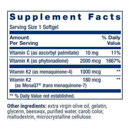 Life Extension Super K, 90 Softgel
