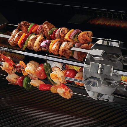 Napoleon 64008 Rotisserie Shish-Kebab Skewer Set Grill Accessory, Stainless Steel