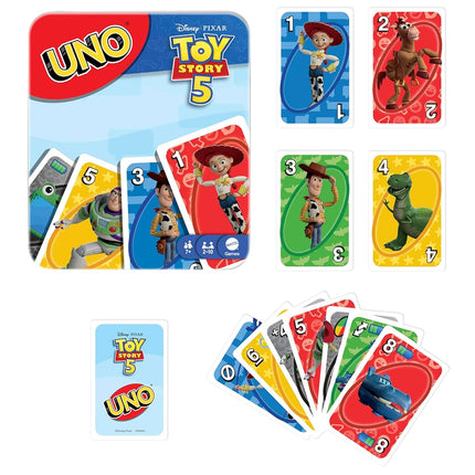 ​Mattel Games UNO Disney and Pixar Toy Story 5 Car