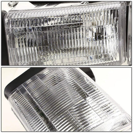 DNA MOTORING HL-OEM-DR94-LEFT OE Style Headlight+Corner Light Replacement For 94-02 Ram Driver Side