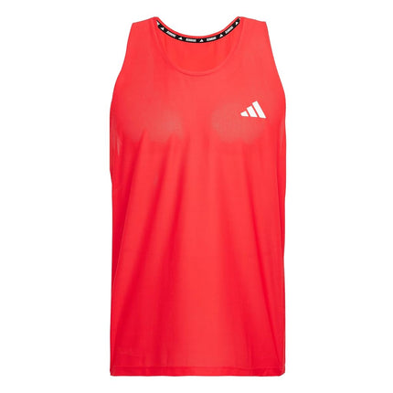 Adidas Mens Own The Run Tank Top, Pure Ruby, XXL