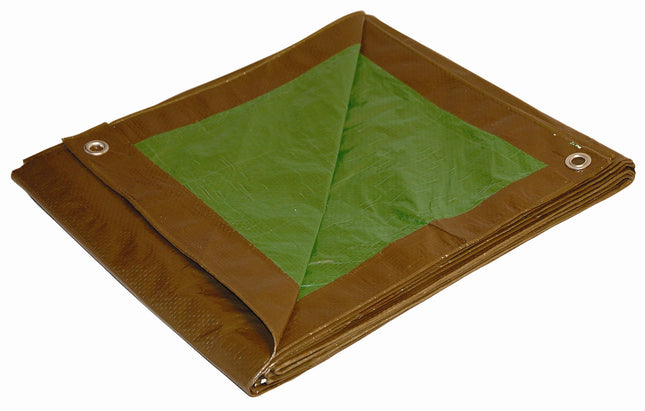 Dry Top 120301 Medium Duty Tarp, 20x30 Feet, Brown