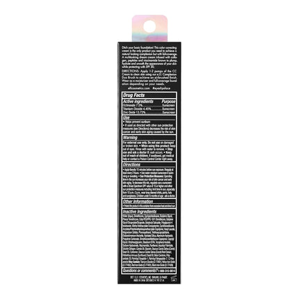 e.l.f. Camo CC Cream, Color Correcting Medium-To-Full Coverage Foundation with SPF 30, Light 250 W, 1.05 Oz (30g)