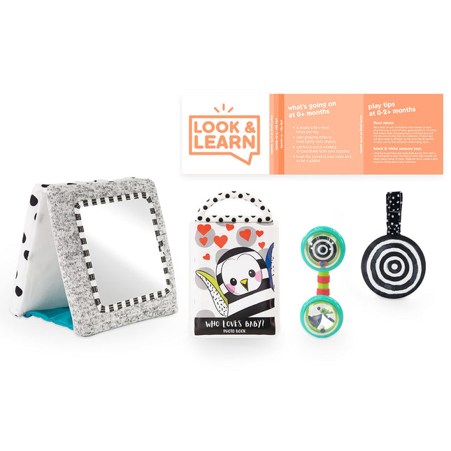 Sassy Look & Learn Baby Box - 0+ Months