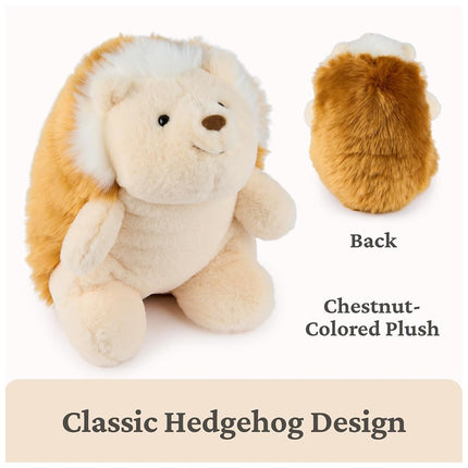 GUND Tea Hedgehog Plush, Premium Stuffed Animal for Ages 1 and Up, Tan/Brown, 10”