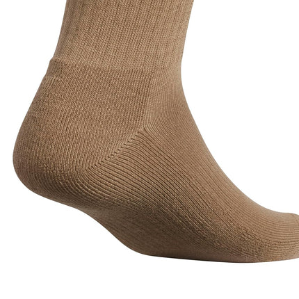adidas Men's Select Basketball Socks, Khaki Six/White/Crystal Linen Beige, L