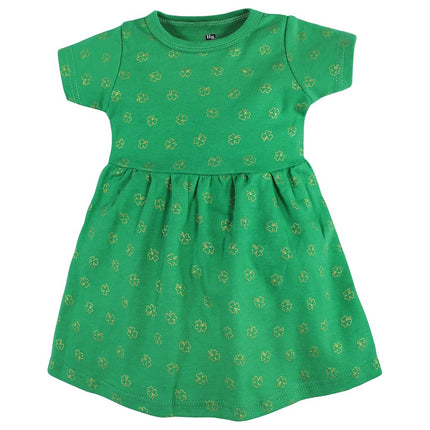 Robes en coton Hudson Baby pour bébés filles, trèfles, 12-18 mois