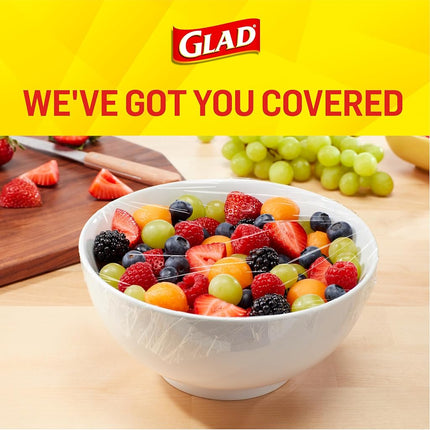 Glad ClingWrap Film alimentaire en plastique – Rouleau de 300 pieds carrés – Lot de 4