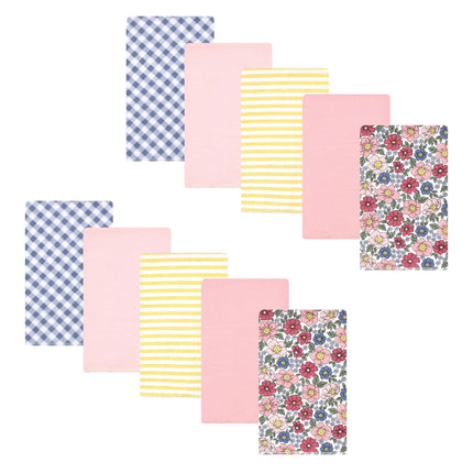 Hudson Baby Unisex Baby Cotton Flannel Burp Cloths