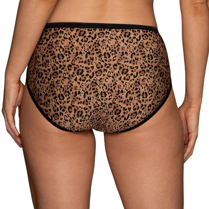 Vanity Fair Women's illumination Briefs, Toffee Leopard Print, 10 UK