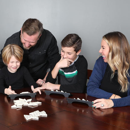 Triominos Deluxe: The Original Triangular Domino Game, Three-Sided Domino Fun for All The Family, for 2-4 Players, Ages 6+