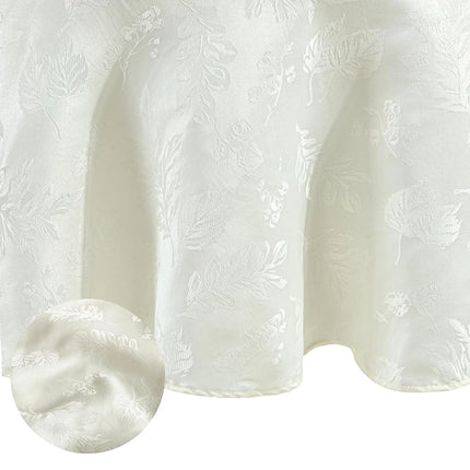 Threadmade Elrene Home Fashions Elegant Woven Leav