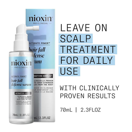 Nioxin Professional Hair Fall Defense Serum for Thinning Hair, 70 ml
