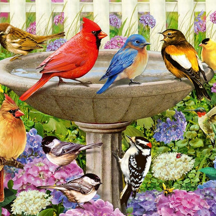 Ravensburger 16793 Bij het Bird Bath Puzzle, Multicoloured