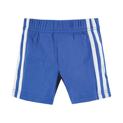 Lot de 4 shorts Hudson Baby unisexes pour bébés et tout-petits, bleu, 0-3 mois