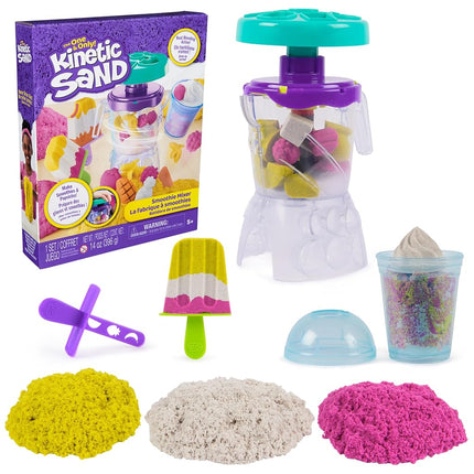 Kinetic Sand, Smoothie Mixer Playset with 14 oz Pl
