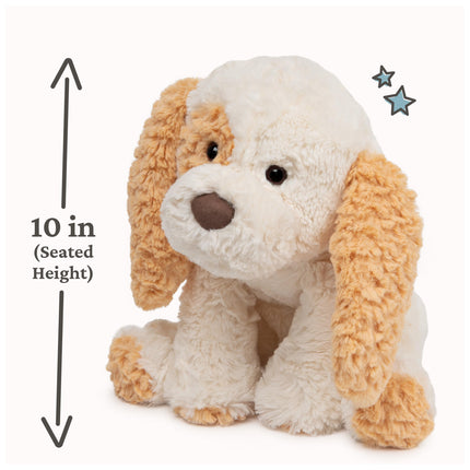 GUND Cozys Collection Peluche de perrito, peluche de perro para edades de 1 año en adelante, tostado/crema, 25.4 cm