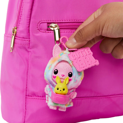 Barbie Cutie Reveal Mascota con Temática de Animales y Accesorios con 5 Sorpresas que Incluyen Mini Mascota, Cambio de Color y Clip