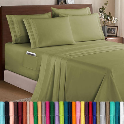Elegant Comfort 1500 Premium Quality 6-Piece Bed S