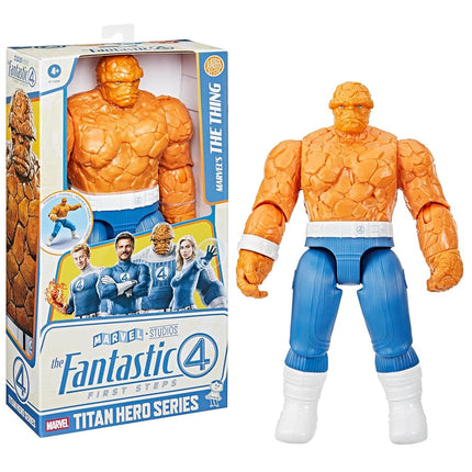 Marvel Studios Titan Hero Series The Fantastic Four: First Steps Marvel’s The Thing Action Figure, Orange