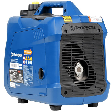 Westinghouse 1500 Peak Watt Super Quiet & Lightweight Portable Inverter Generator, Gas Powered, CO Sensor, Parallel Capable, Long Run Time,Blue