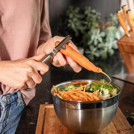 Rosle Stainless Steel Left-Handed Swivel Peeler, 7.5-inch