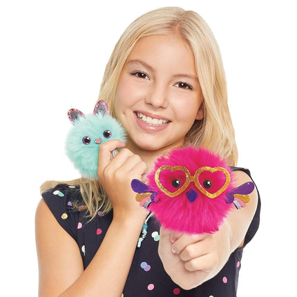 Make It Real DIY Plush Toys Pom Pom Characters Making Kit - Arts and Crafts for Kids - Gifts for Girls