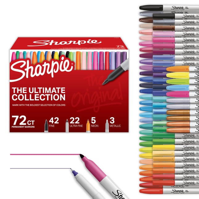 Sharpie Permanent Markers Ultimate Collection, Fin