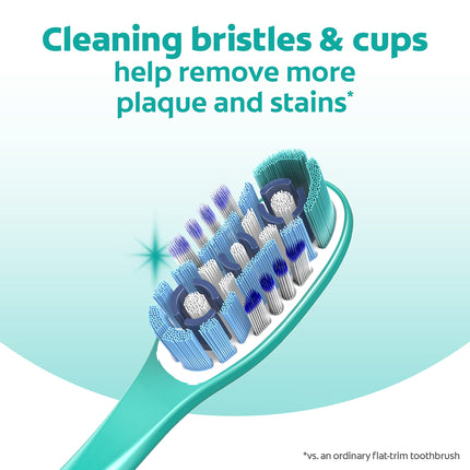 Cepillo de dientes Colgate 360 Whole Mouth Clean, cepillos de dientes de dureza media para adultos, paquete de 5