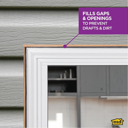 M-D Building Products 71464 Backer Rod For Gaps and Joints, 3/8-by-20 Feet, Gray