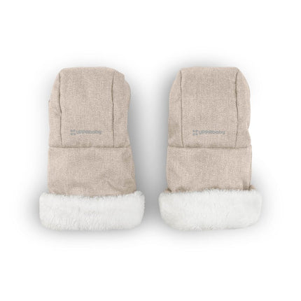 UPPAbaby CozyHandmuff - Easily Attaches to Stroller Handlebars - Ultra-Plush, Weather-Proof Hand Protection - Declan (Oat M�lange)