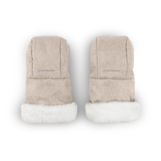 UPPAbaby CozyHandmuff - Easily Attaches to Stroller Handlebars - Ultra-Plush, Weather-Proof Hand Protection - Declan (Oat M�lange)