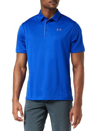 Under Armour Tech Men's Polo Shirt,Royal/Graphite,
