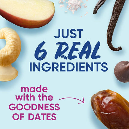 Barres aux fruits et aux noix Larabar Pâte à biscuits aux pépites de chocolat, sans gluten et végétaliennes, 272 g, 6 unités