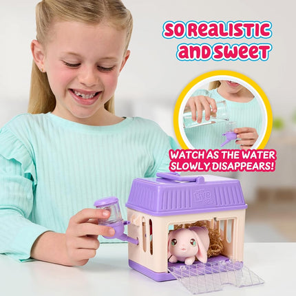 LLP Little Live Pets Mama Surprise Minis Bunny, Reveals 2-4 Babies