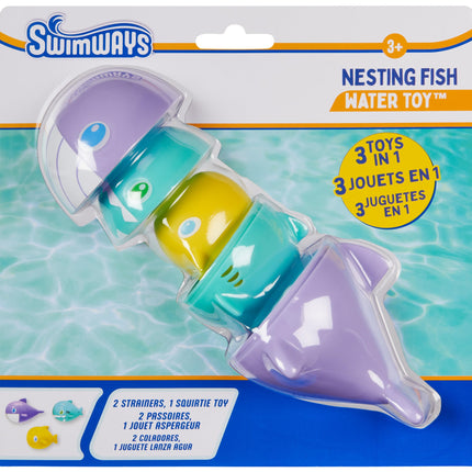 SwimWays Nesting Fish Water Toy, Kids Pool Accesso