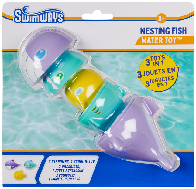 SwimWays Nesting Fish Water Toy, Kids Pool Accesso
