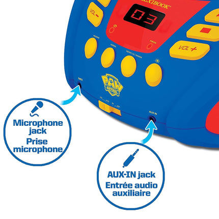 Lexibook, Paw Patrol Bluetooth CD Player, RCD109PA