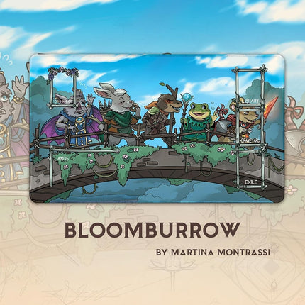Bloombridge Party - 24x14 Stitched MTG Playmat