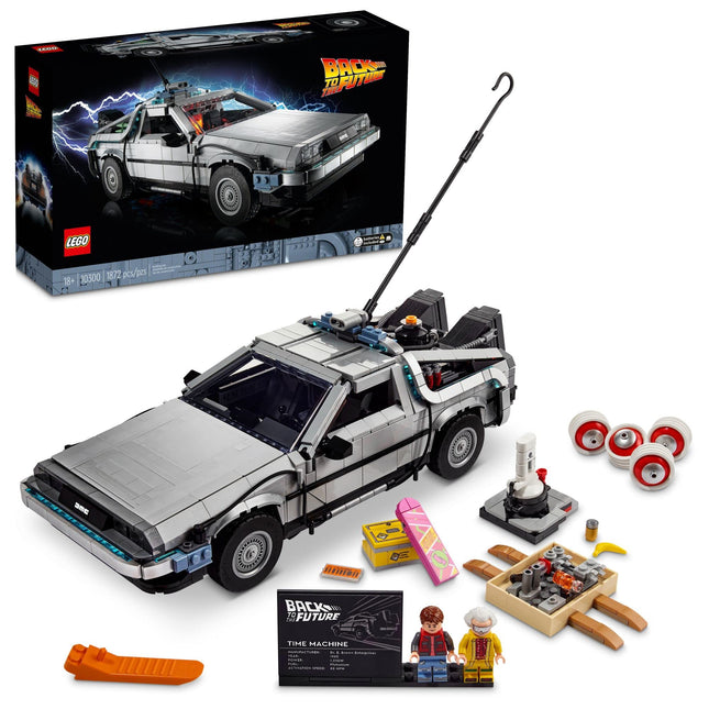 LEGO Icons Back to The Future Time Machine 10300, 