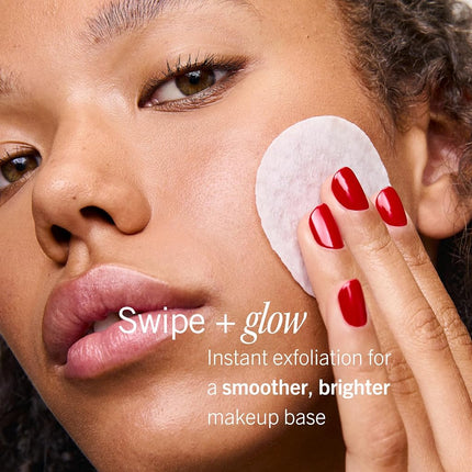 First Aid Beauty - Facial Radiance Pads with Glycolic & Lactic Acids, Daily Exfoliating Pads with AHA, Visibly Smaller Pores, Help Tone & Brighten Skin, One-Step Makeup Prep, Compostable, 28